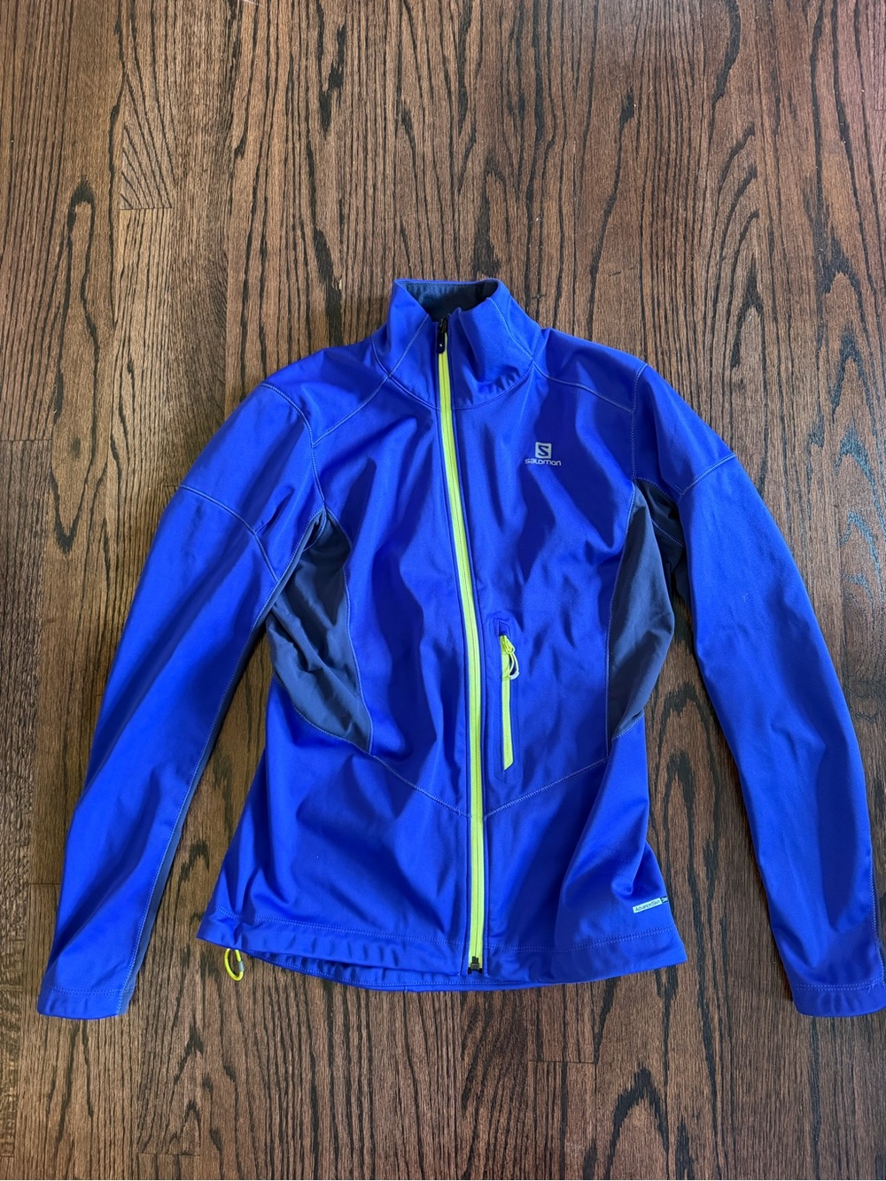 Salomon Women's Purple Softshell Jacket with Contrast Zipper